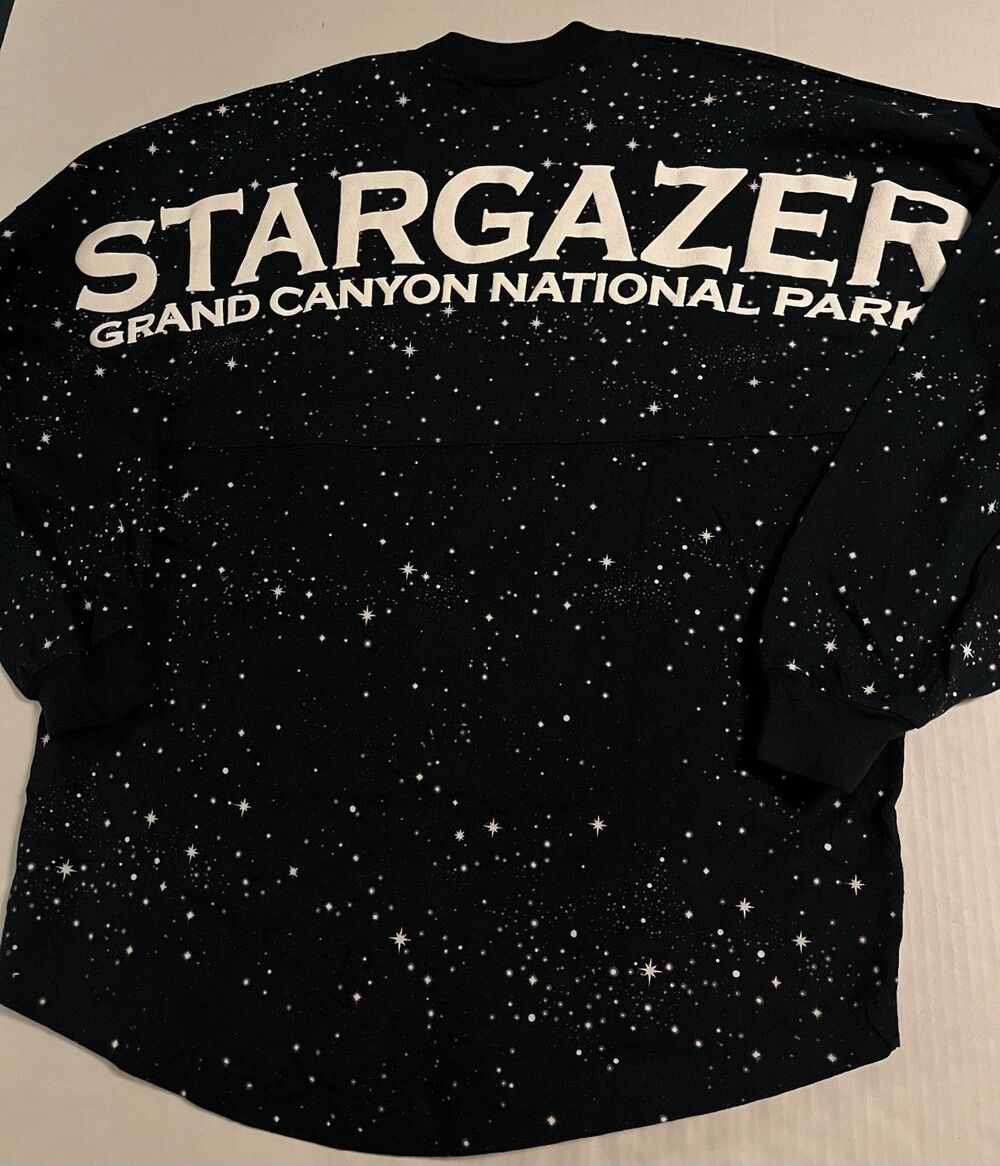 Spirit Jersey STARGAZER Grand Canyon National Park Black Long Sleeve Tee
